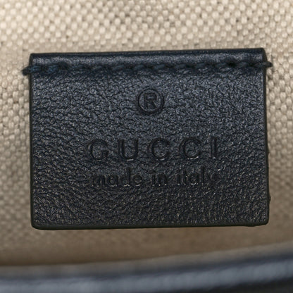 Gucci Monogram Multicolor Matelasse Diagonal Mini GG Marmont Top Handle Shoulder Bag Light Blue 5 of 11