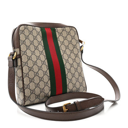 Gucci GG Supreme Monogram Web Small Ophidia Messenger Bag Brown 3 of 10