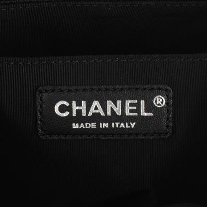 Chanel Calfskin Chevron Quilted Large Urban Spirit Backpack Black 6 of 7