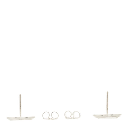 Tiffany Sterling Silver Return to Tiffany Love Heart Earrings 3 of 4