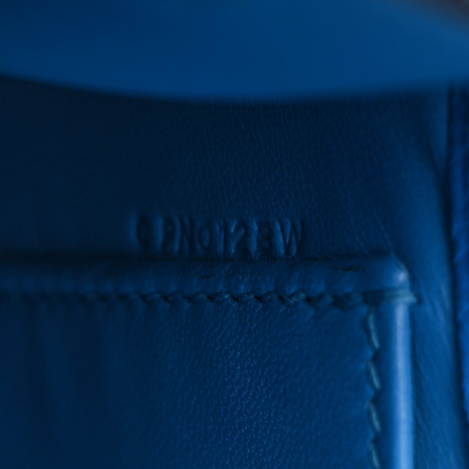 Hermes Ostrich Kelly Pochette Clutch Bleuet 7 of 14