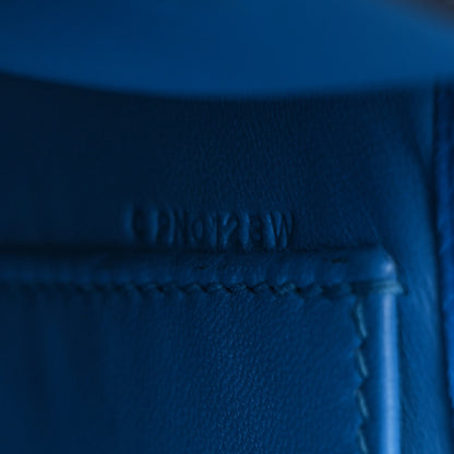 Hermes Ostrich Kelly Pochette Clutch Bleuet 7 of 14