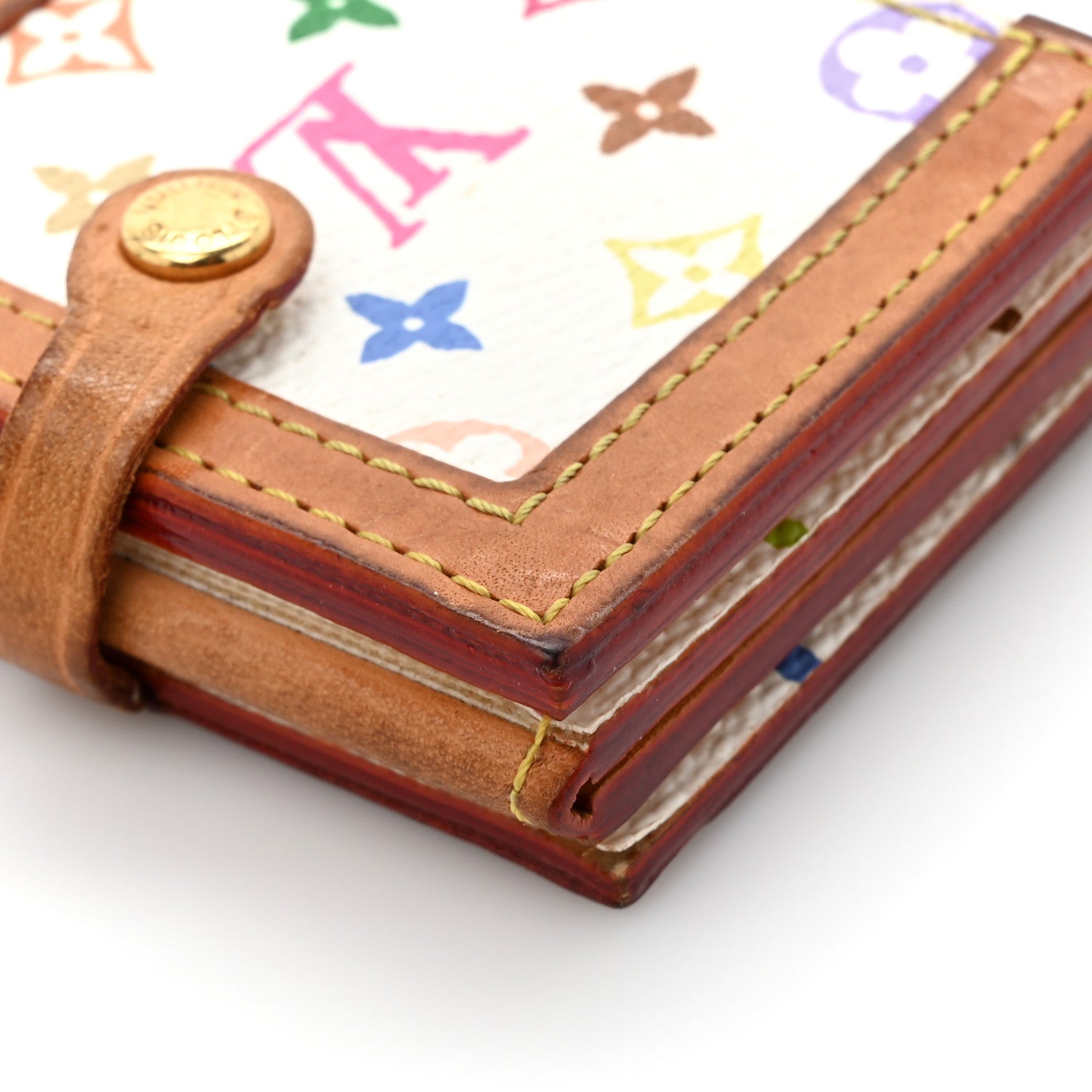 Louis Vuitton Monogram Multicolor 4 Photo Frame Wallet White 11 of 12