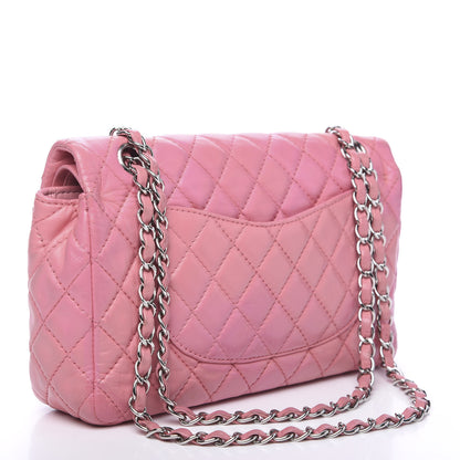 Chanel Lambskin Quilted Medium Double Flap Light Pink 2 of 16
