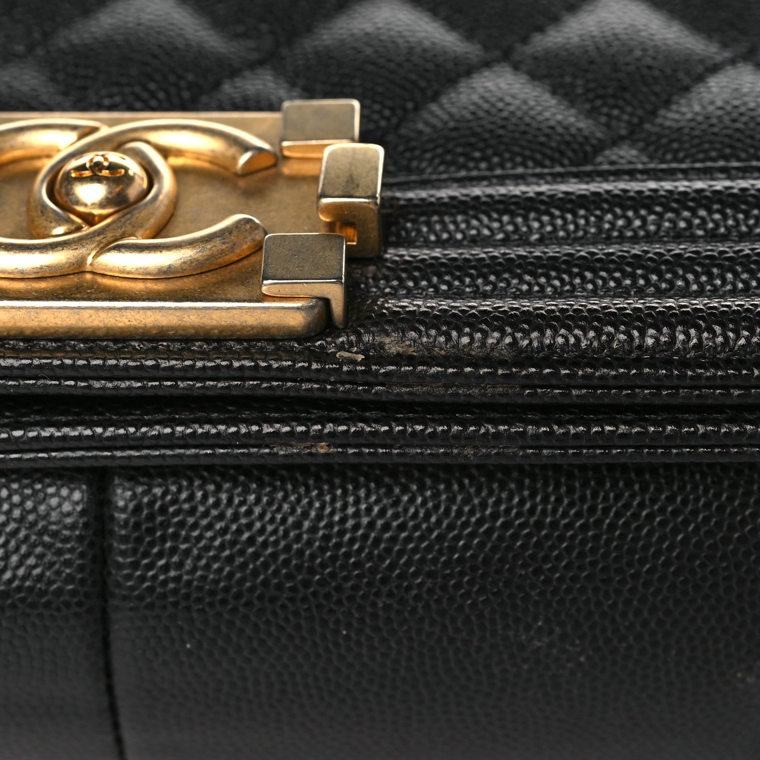 Chanel Caviar Quilted Medium Boy Flap Black 10 of 10