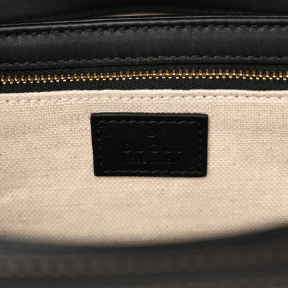 Gucci GG Supreme Monogram Horsebit 1955 Soft Small Shoulder Bag Beige Black 6 of 12