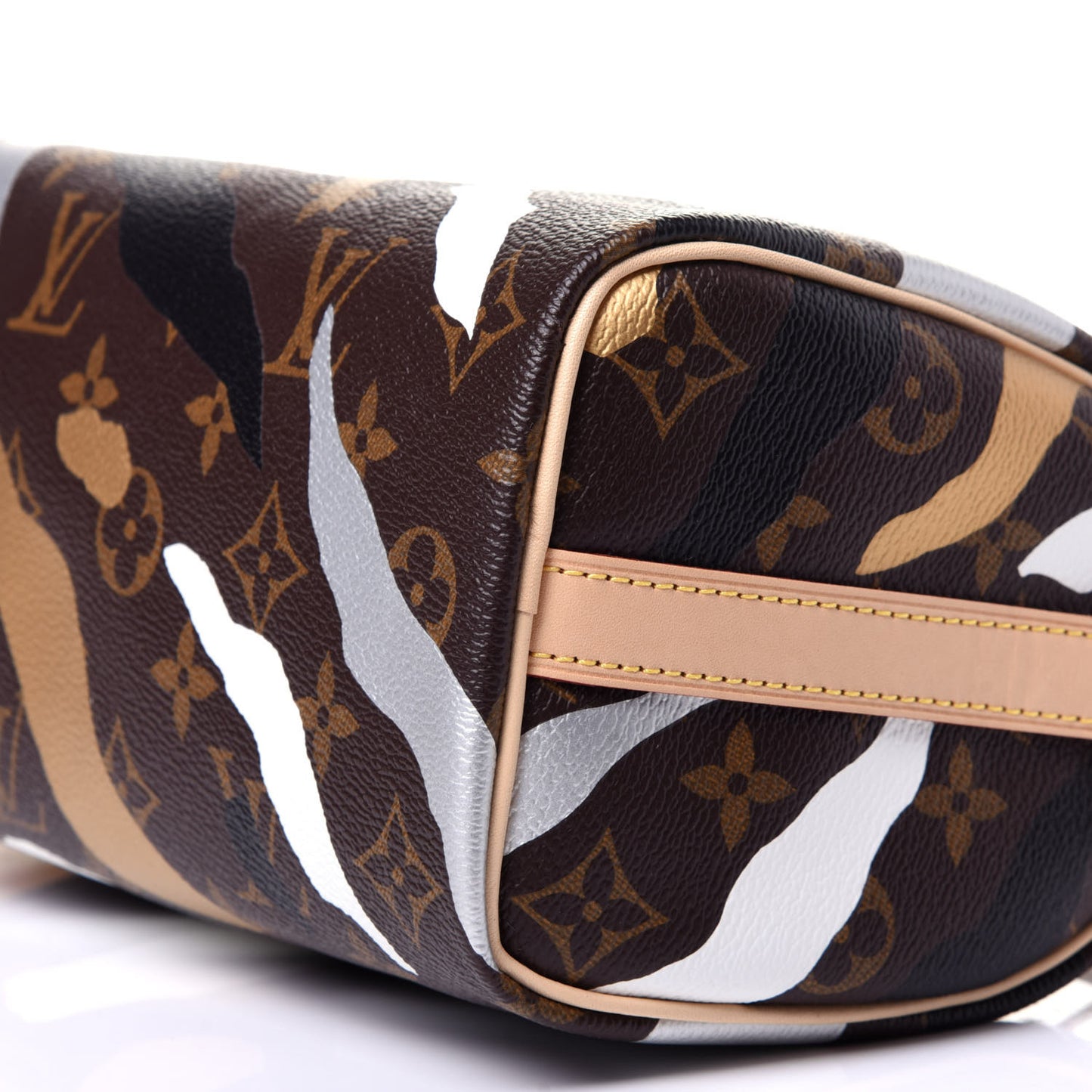 X LOL Monogram Speedy BB Gold Silver