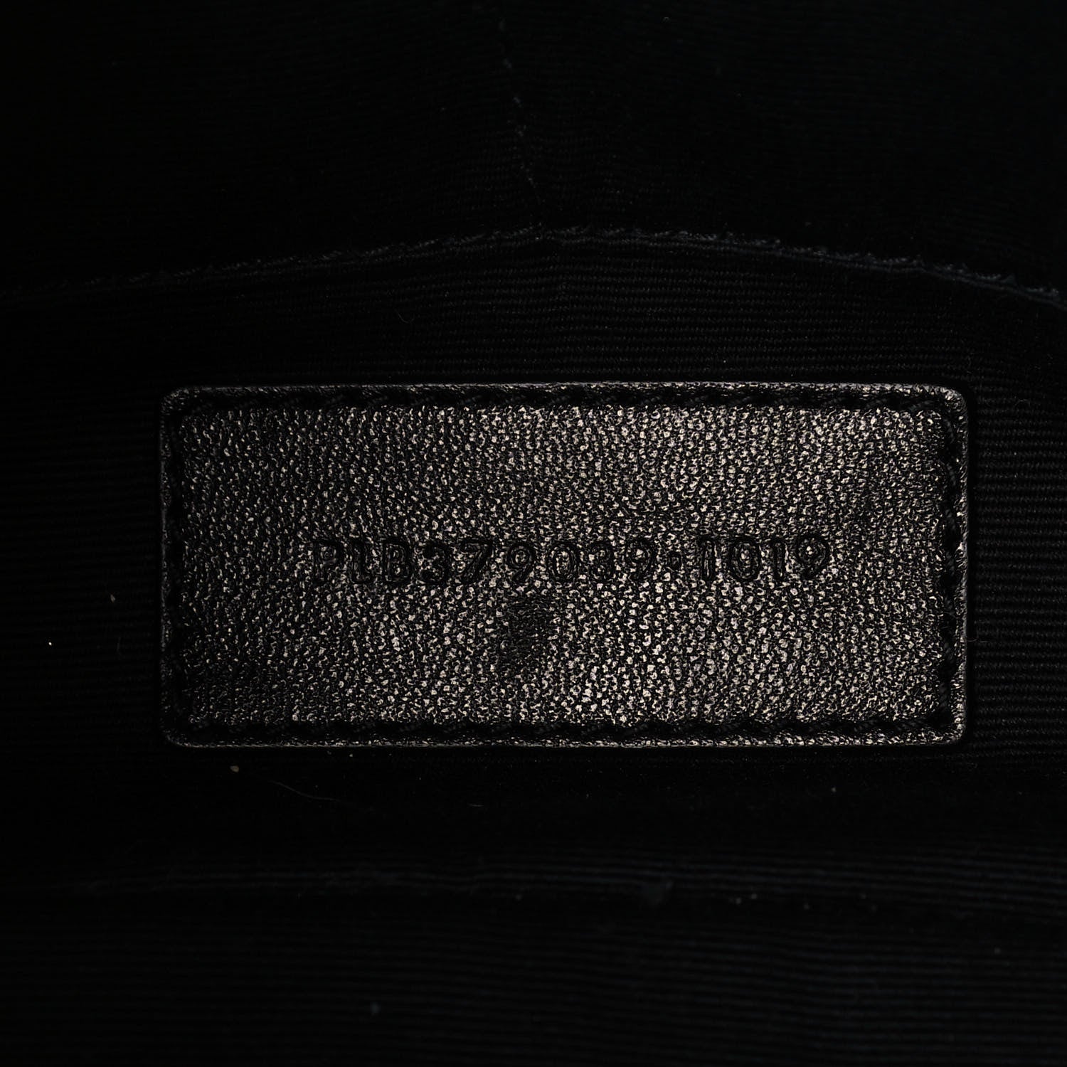 Saint Laurent Calfskin Matelasse Chevron Monogram Zip A4 Pouch Cork 7 of 12