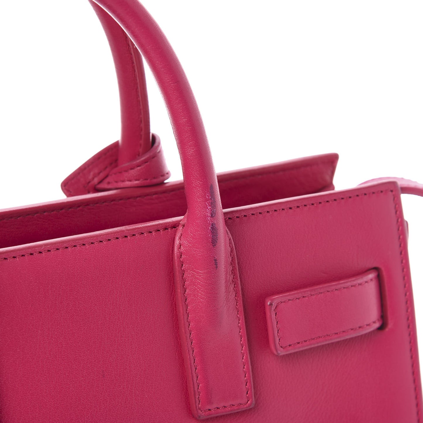 Calfskin Nano Sac De Jour Bubblegum
