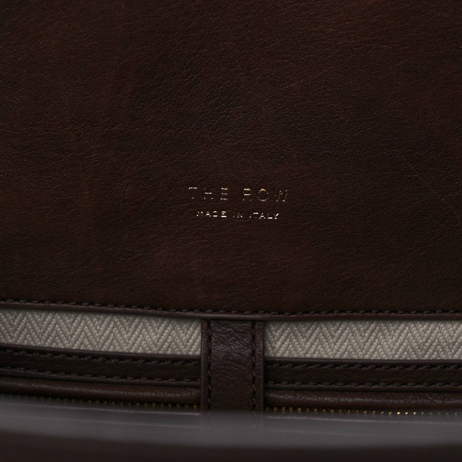 The Row Polished Saddle Calfskin Soft Margaux 15 New Burgundy 6 of 12