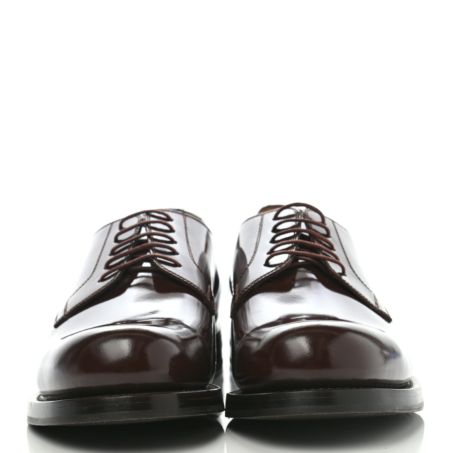 Gucci Calfskin Shade Lux Mens Lace Up Oxfords 8.5 Cocoa 2 of 15