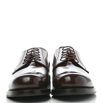 Gucci Calfskin Shade Lux Mens Lace Up Oxfords 8.5 Cocoa 2 of 15