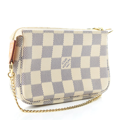 Louis Vuitton Damier Azur Mini Pochette Accessories 3 of 7