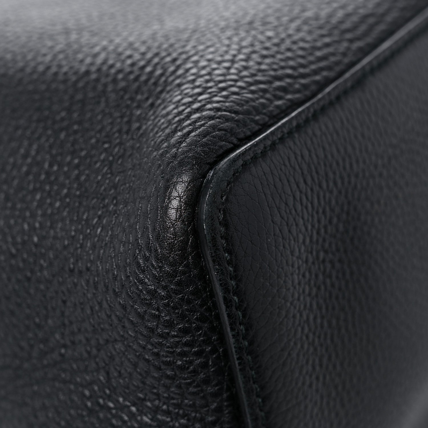 Gucci Pebbled Calfskin Large Soho Hobo Black 10 of 15