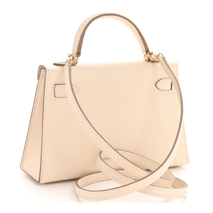 Hermes Epsom Mini Kelly Sellier 20 Craie 3 of 12