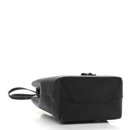 Louis Vuitton Calfskin Lockme Mini Backpack Black 4 of 8