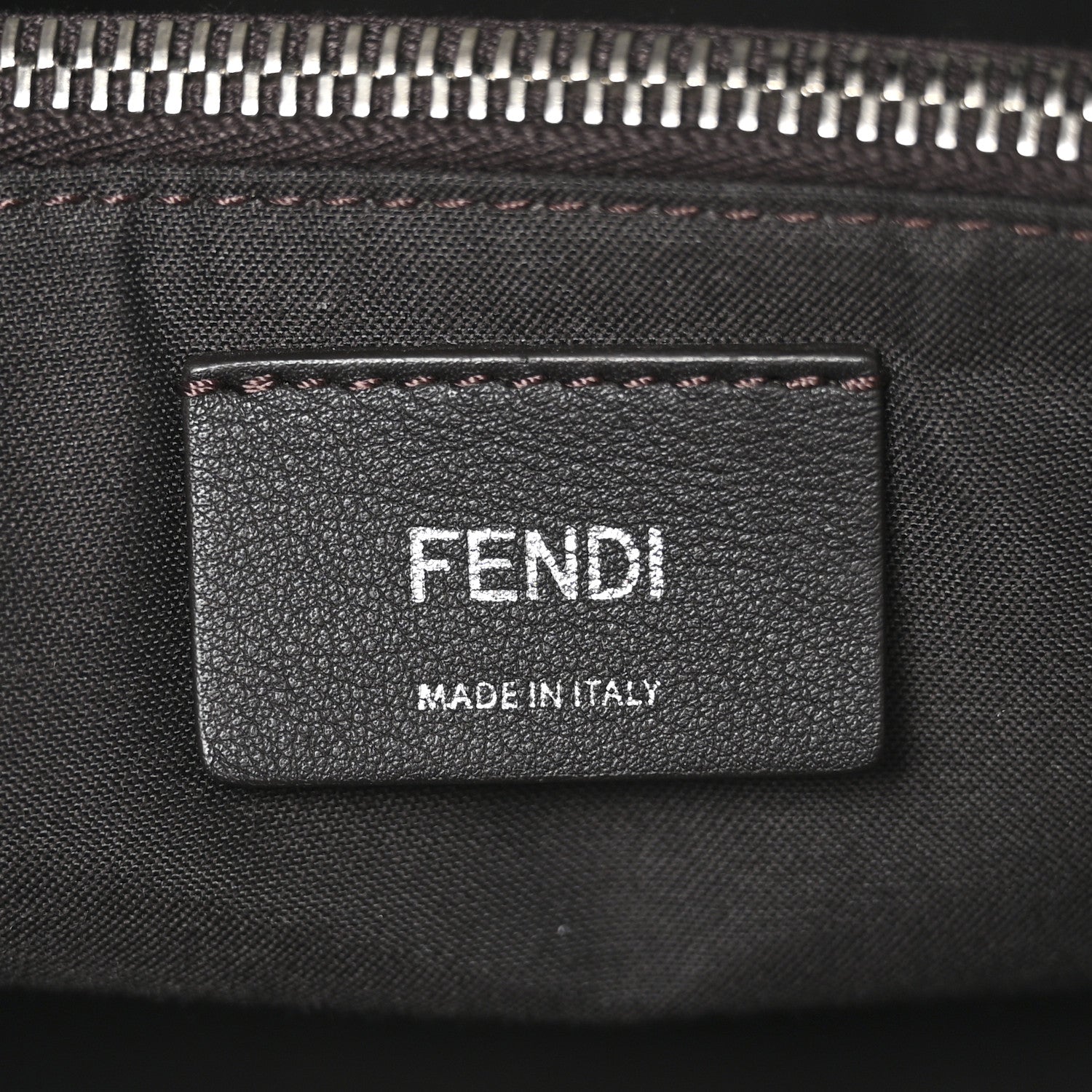 Fendi Vitello Dolce Pearl Scalloped Medium By The Way Boston Bag Grigio Perla 6 of 12