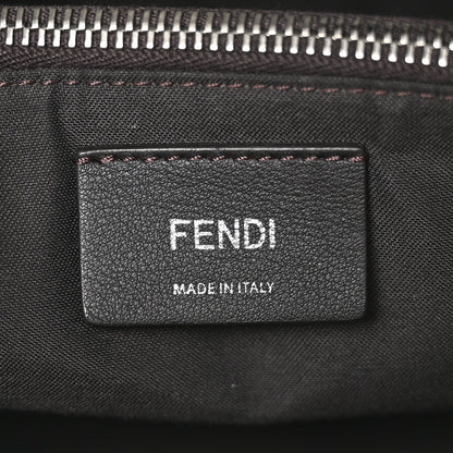 Fendi Vitello Dolce Pearl Scalloped Medium By The Way Boston Bag Grigio Perla 6 of 12