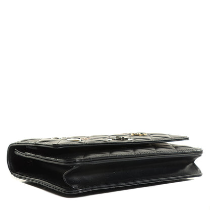 Chanel Aged Calfskin Lucky Charms Casino 2.55 Reissue Wallet on Chain WOC Black 4 of 9