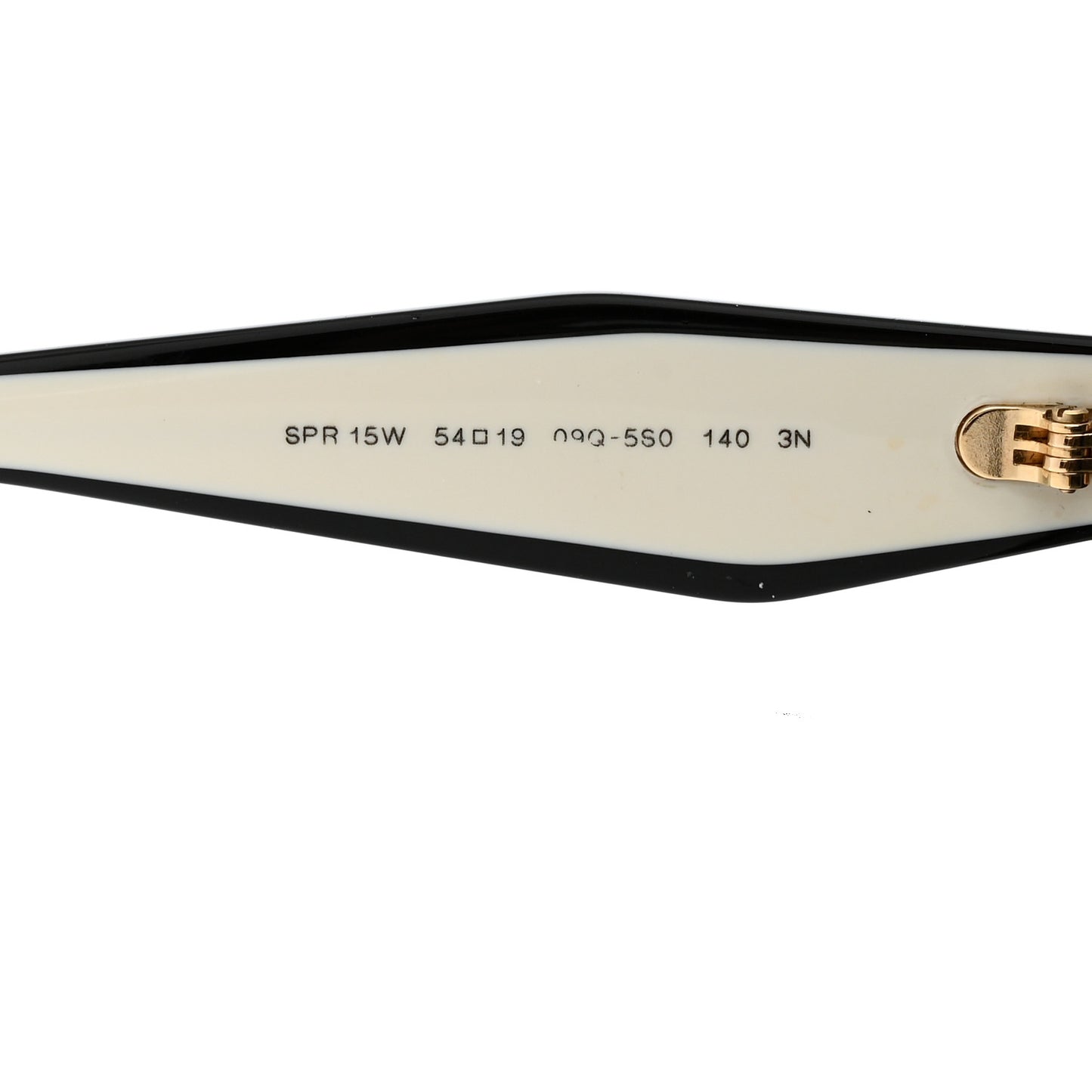 Acetate Sunglasses SPR 15W Black White