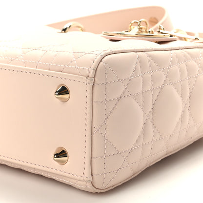 Christian Dior Lambskin Cannage Small My ABCDior Lady Dior Light Pink 8 of 9