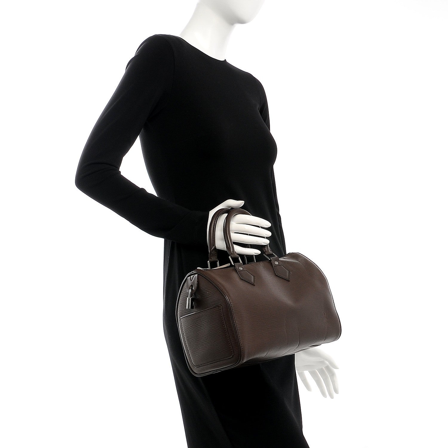 Louis Vuitton Epi Speedy 25 Moka 2 of 10