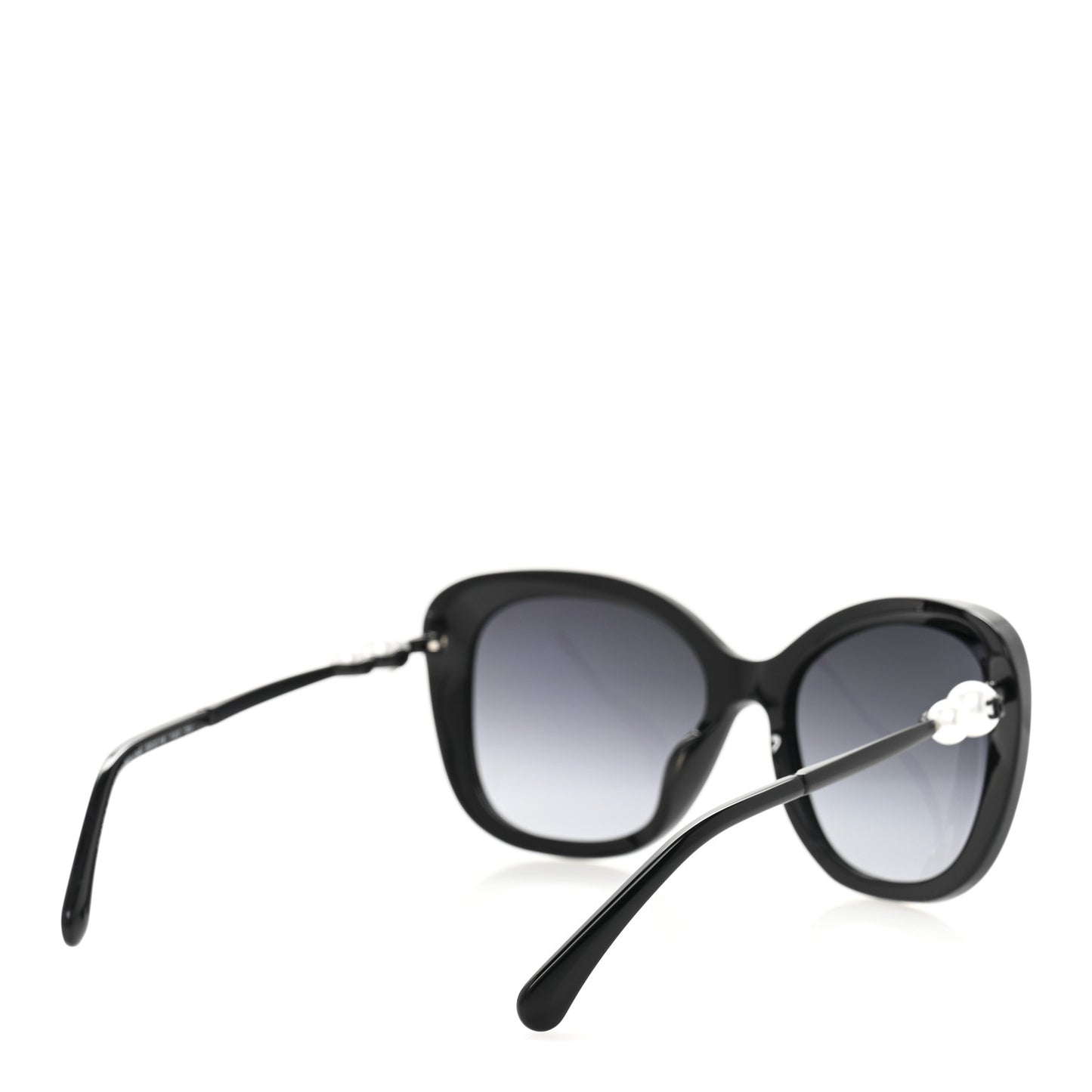 Acetate Butterfly Winter Pearl Sunglasses 5339-H-A Black