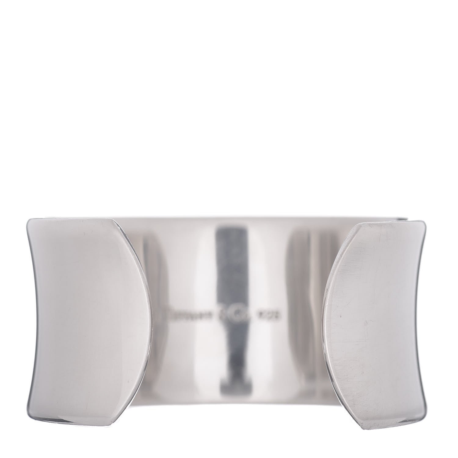 Tiffany Sterling Silver Wide 1837 Cuff Bracelet 3 of 4