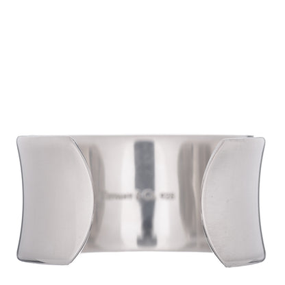 Tiffany Sterling Silver Wide 1837 Cuff Bracelet 3 of 4
