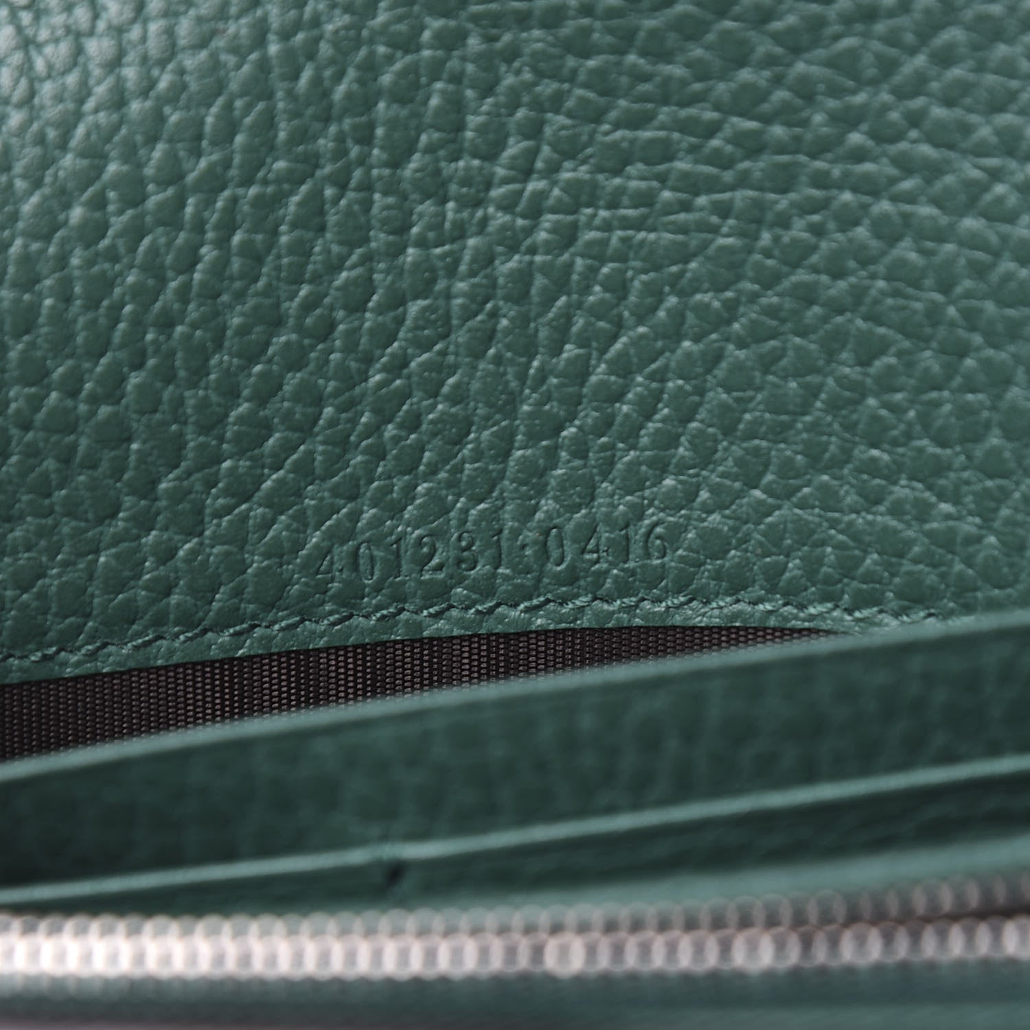 Gucci Calfskin Mini Dionysus Chain Wallet Emerald 7 of 9