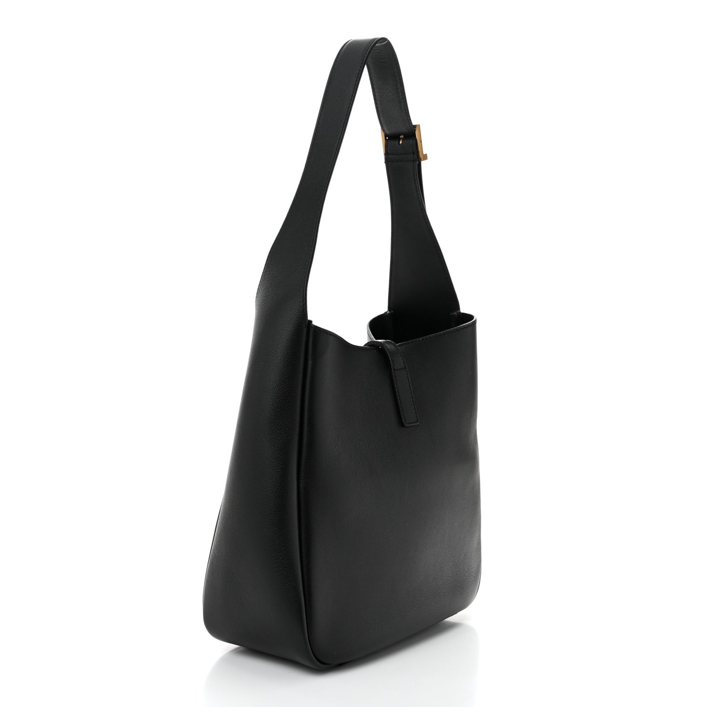 Smooth Calfskin Small Le 5 A 7 Soft Hobo Black