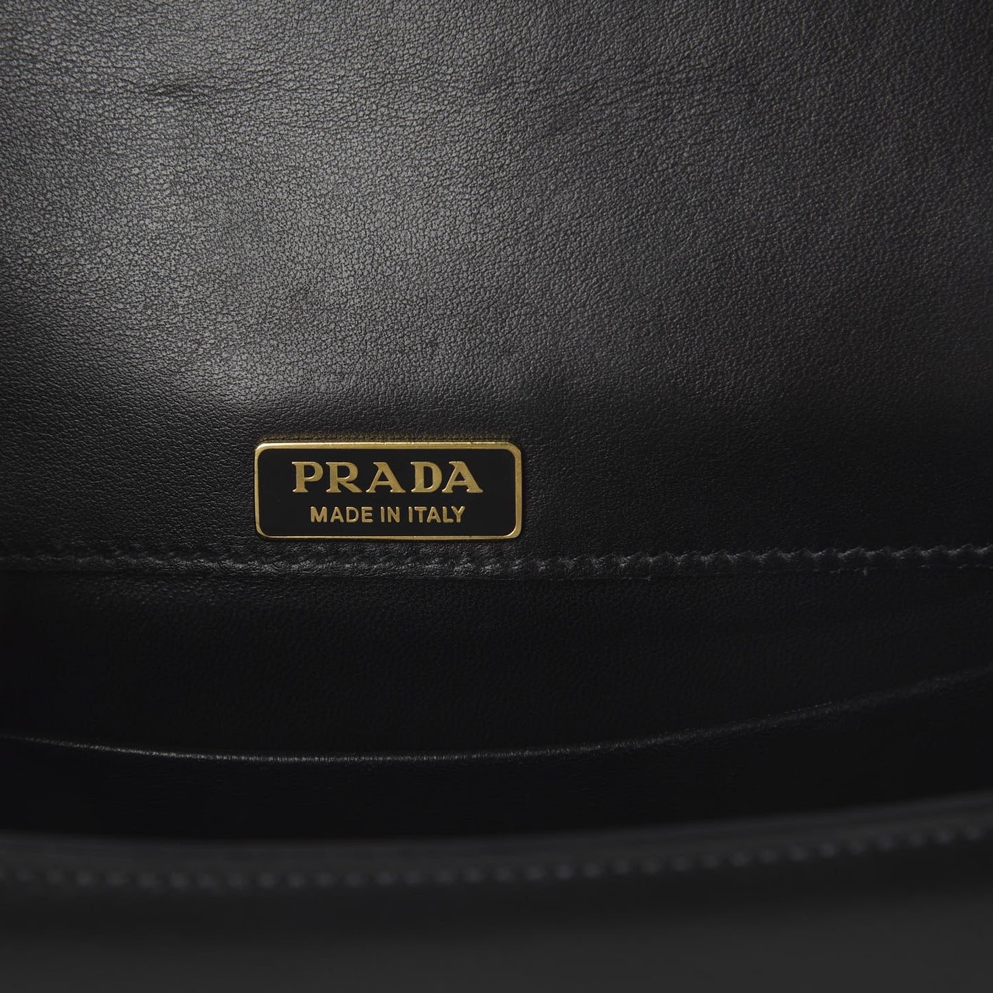 City Calfskin Pionniere Saddle Bag Black White