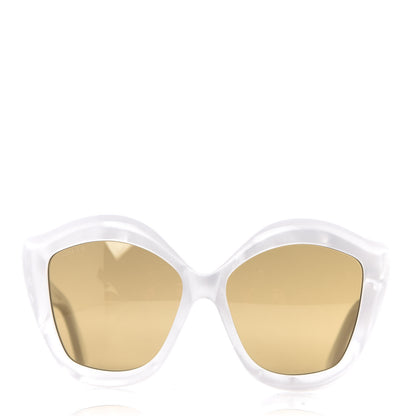Gucci Cat Eye GG0117S Sunglasses White 2 of 9