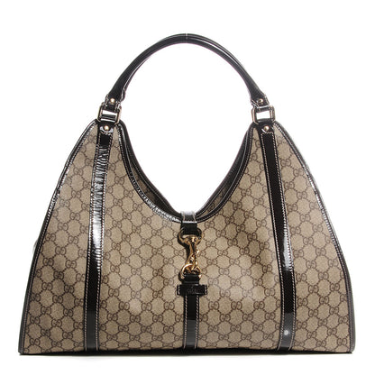 Gucci GG Plus Monogram Large Joy Shoulder Bag Dark Brown 1 of 7