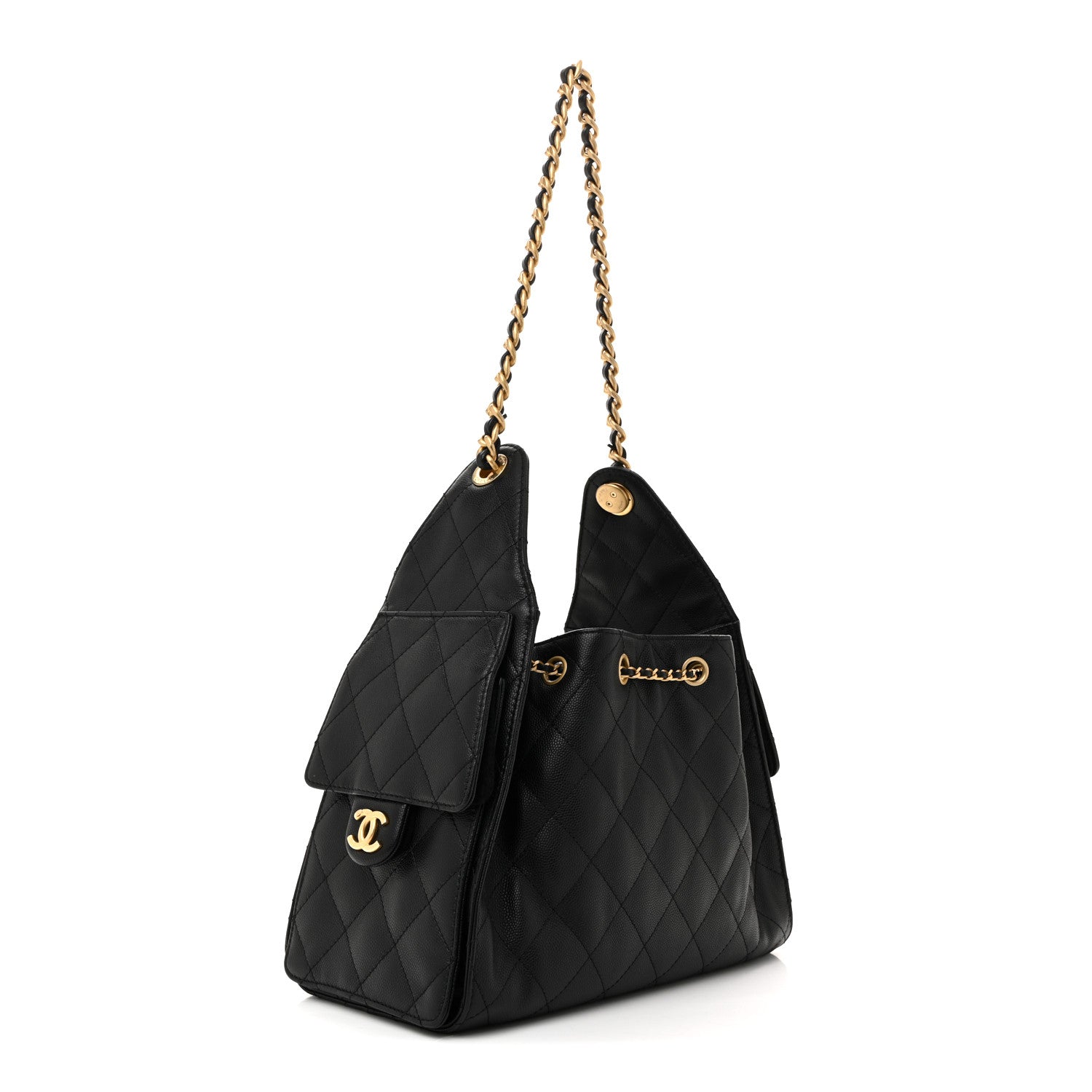 Chanel Caviar Quilted Small Chanel 25 Handbag Black 3 of 11