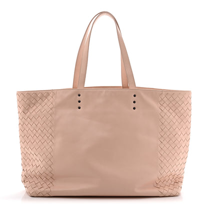 Bottega Veneta Nappa Intrecciomirage Butterfly Tote Light Pink 1 of 11