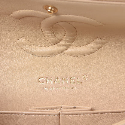 Chanel Caviar Quilted Medium Double Flap Beige Clair 6 of 8