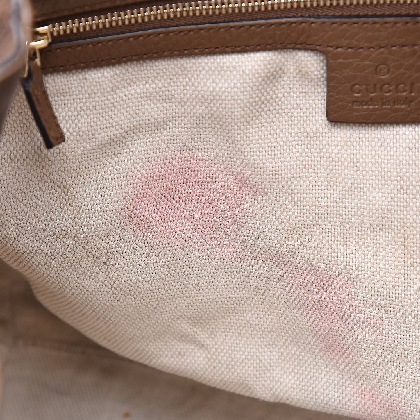Pebbled Calfskin Medium Soho Chain Shoulder Bag Maple Brown