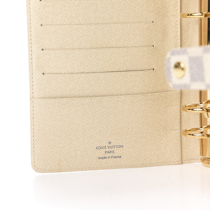 Louis Vuitton Damier Azur Medium Ring Agenda Cover 7 of 10