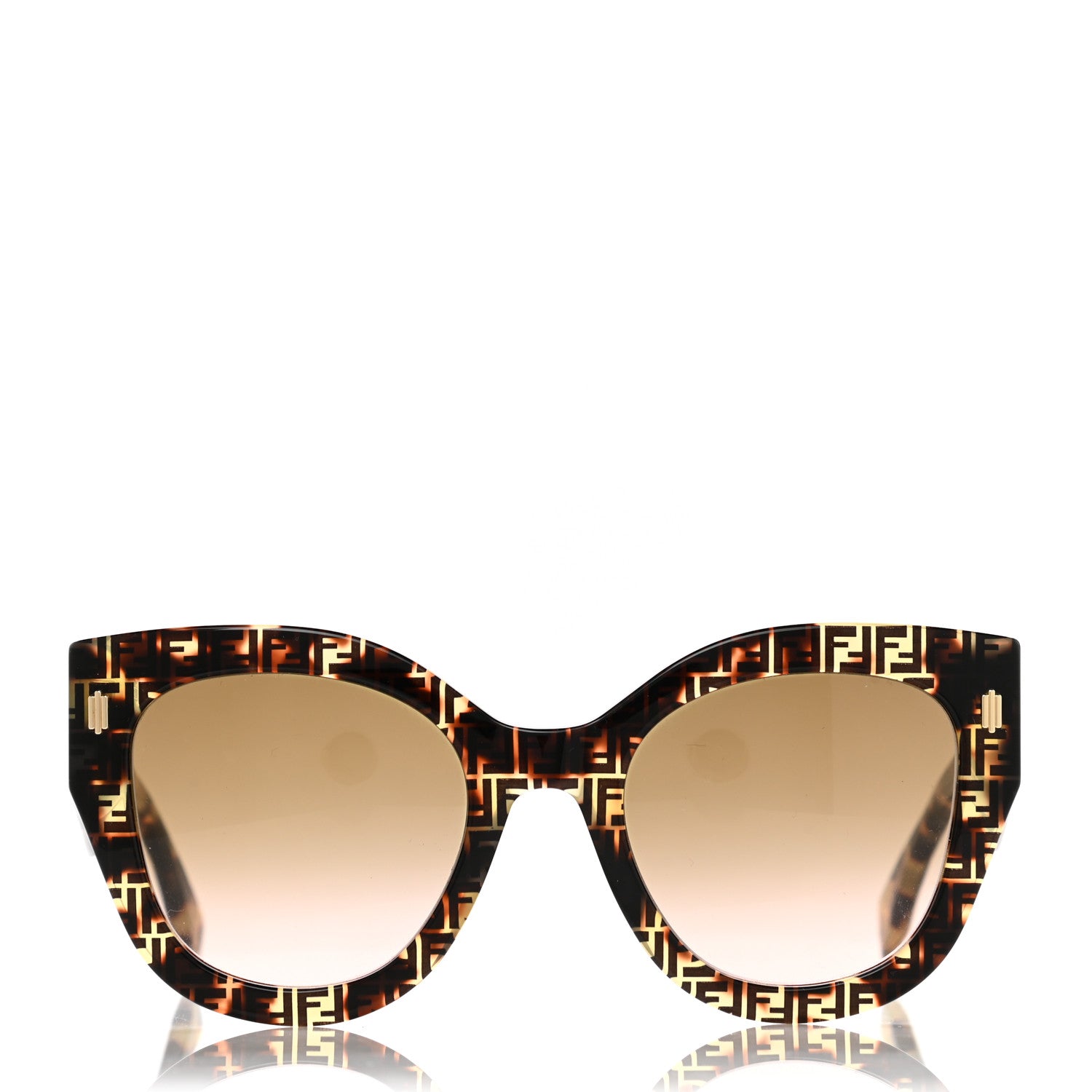 Fendi Acetate FF 53mm Sunglasses 0434/S Tortoise 2 of 8