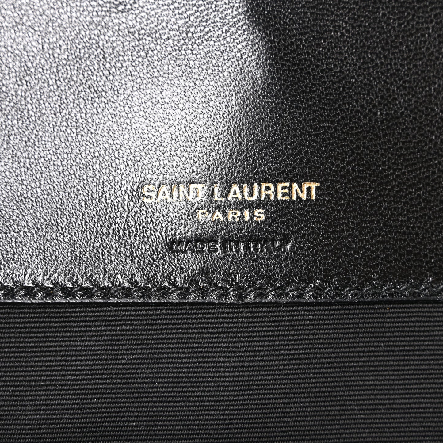 Lambskin Quilted Monogram Large Loulou Black