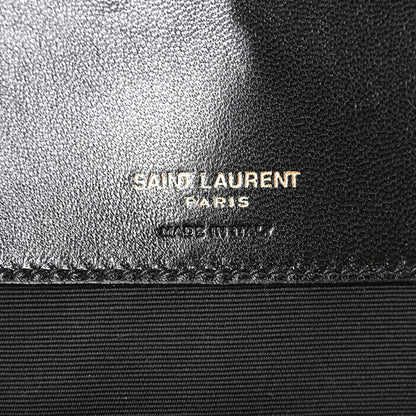 Saint Laurent Lambskin Quilted Monogram Large Loulou Black 8 of 12