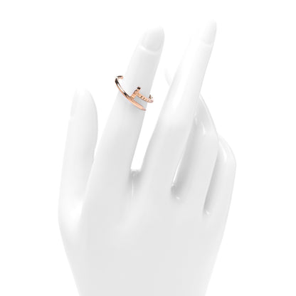 Cartier 18K Pink Gold Small Juste Un Clou Ring 48 4.5 2 of 5