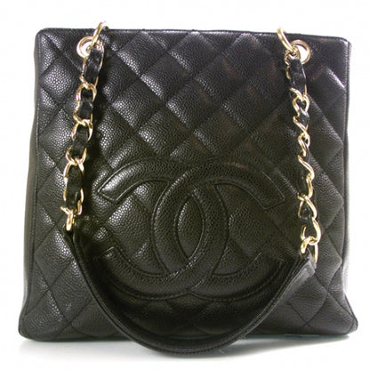 Chanel Caviar Petit Shopping Tote PST Black 1 of 12