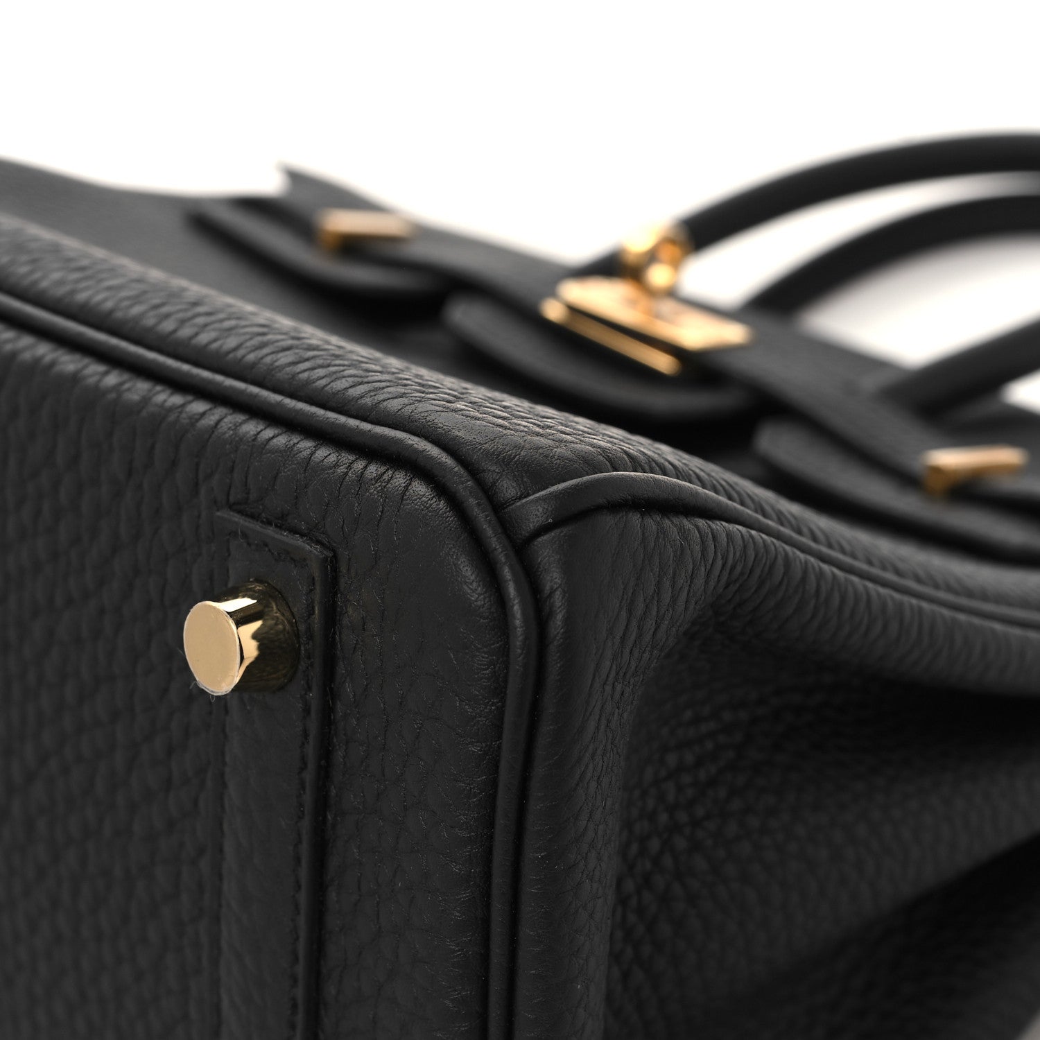 Hermes Togo Birkin 25 Black 10 of 13