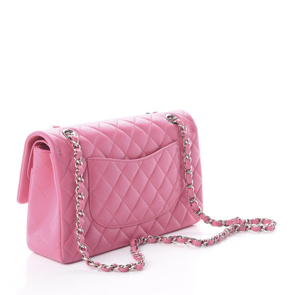Chanel Lambskin Quilted Medium Double Flap Pink 2 of 8