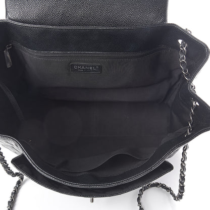 Chanel Caviar Quilted Flap Tote Black 5 of 14