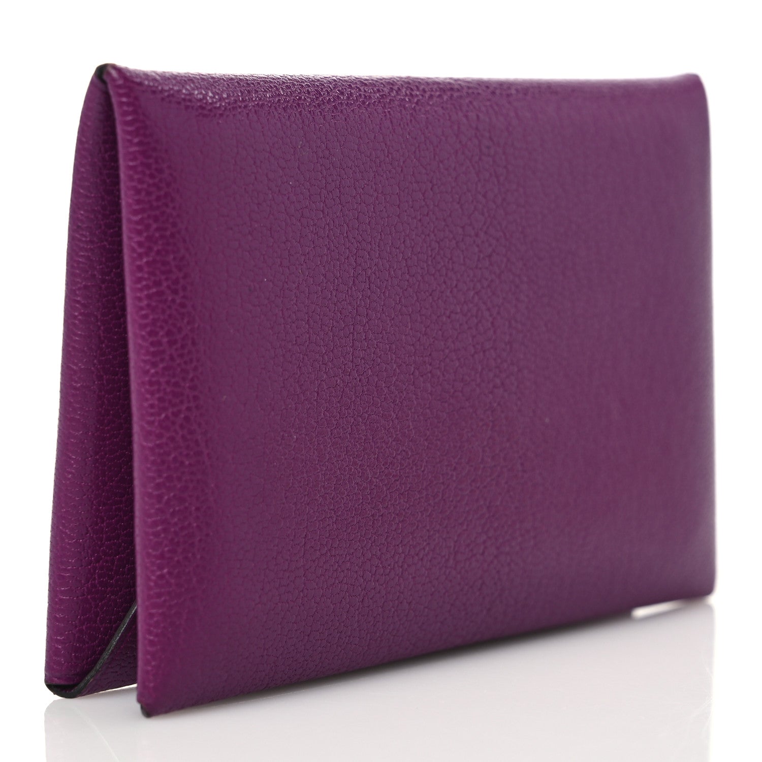 Hermes Chevre Mysore Calvi Card Case Anemone 2 of 7