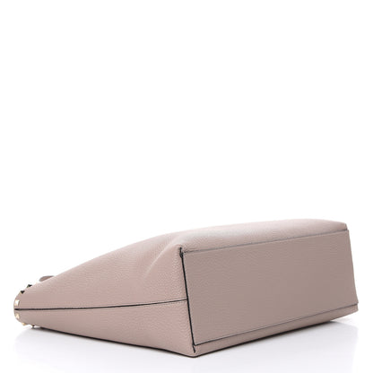 Valentino Garavani Grained Calfskin Rockstud Shoulder Tote Poudre 4 of 11