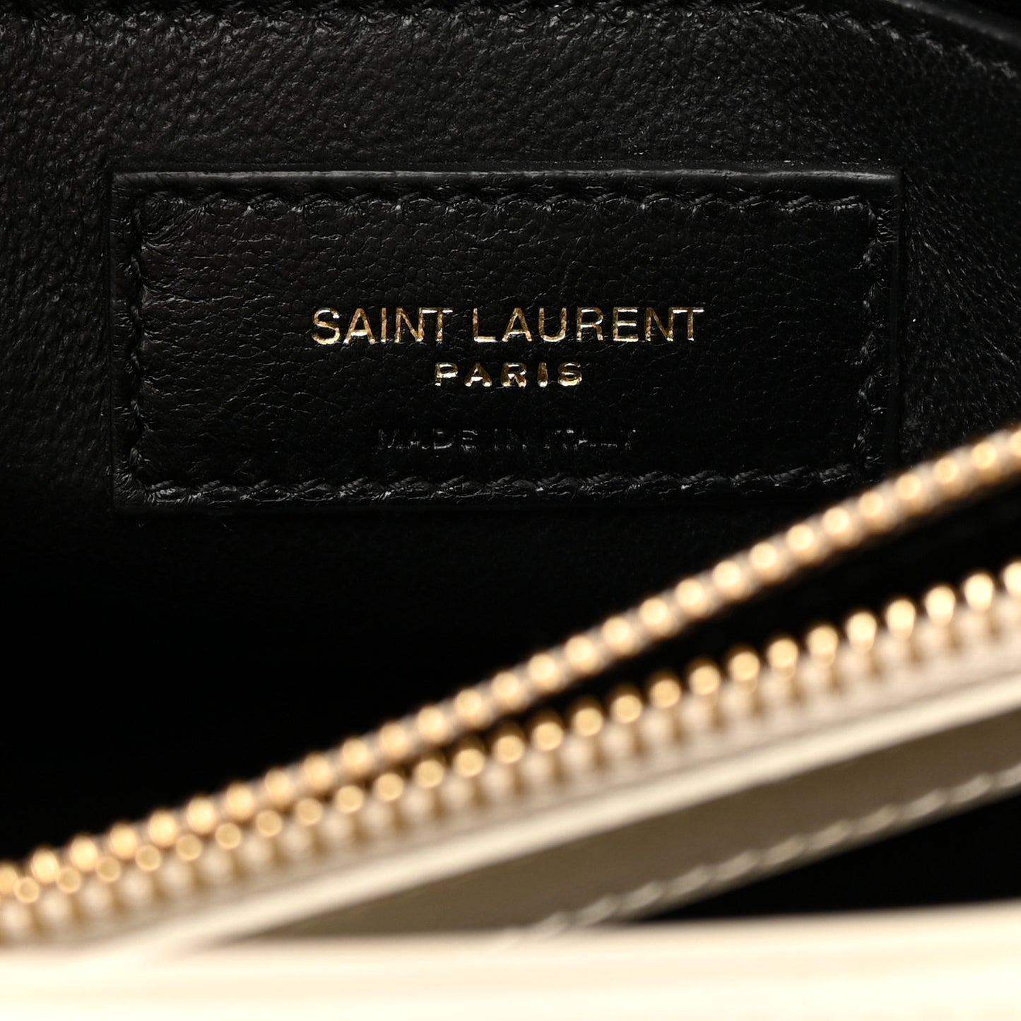 Calfskin Y Quilted Monogram Small Loulou Chain Satchel Blanc Vintage